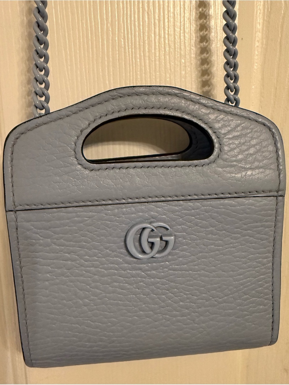 Gucci Marmont Top Handle Chain Wallet